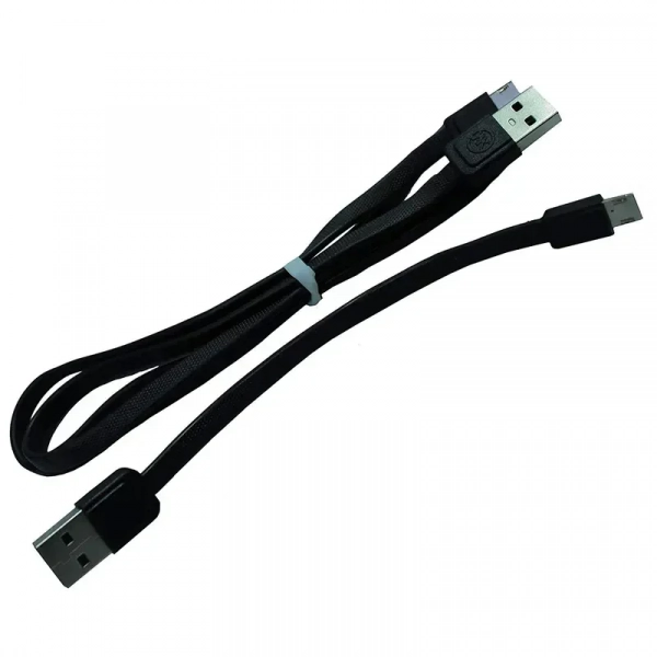Διπλό Καλώδιο Φόρτησης WK M&S 2 σε 1 Για Lightning & Micro Usb, σε μαύρο χρώμα