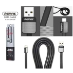Καλώδιο φόρτισης και μεταφοράς δεδομένων REMAX RC-044a USB σε Type C 1m, σε μαύρο χρώμα
