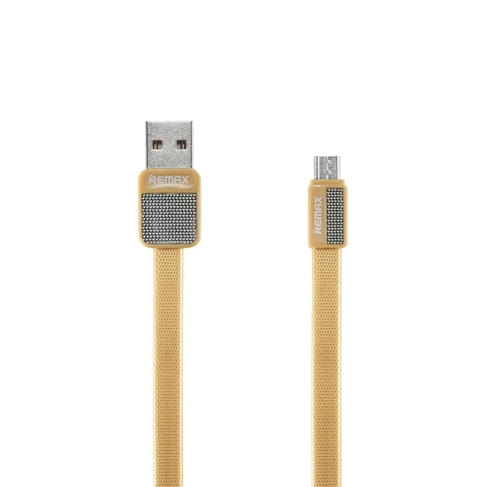 Καλώδιο Φόρτισης Και Μεταφοράς Δεδομένων Remax Rc-044M Usb Σε Micro Usb 1M, Σε Χρυσό Χρώμα