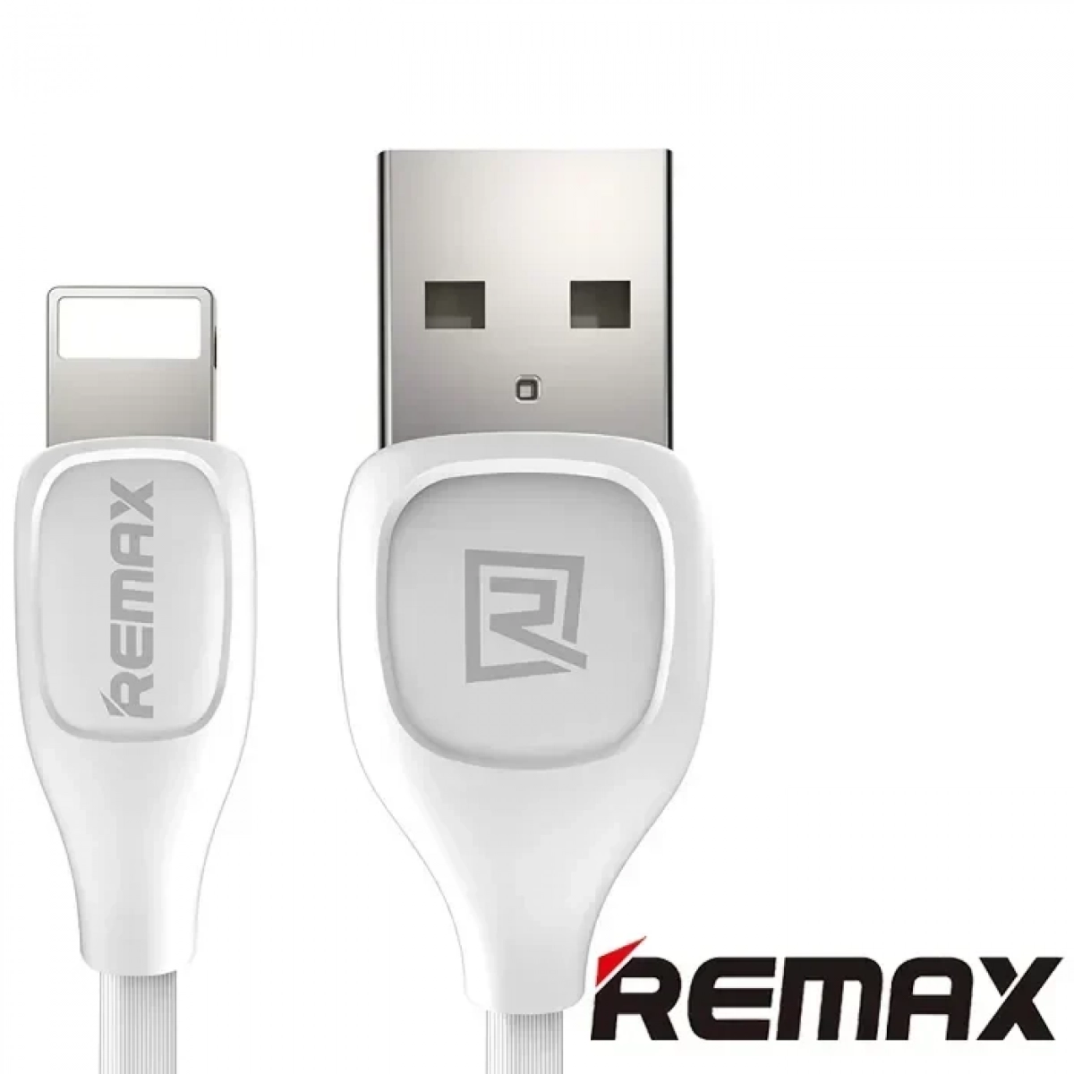 Remax Lesu RC-050i Καλώδιο Φόρτισης και μεταφοράς δεδομένων iPhone Lightning 1.0m, σε λευκό χρώμα