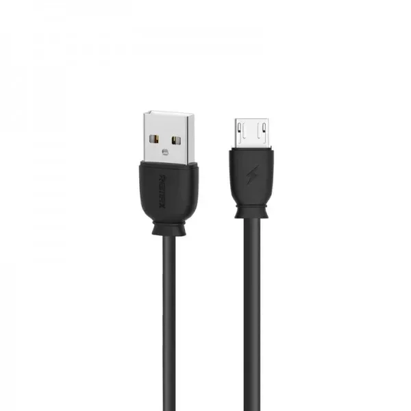 Καλώδιο Φόρτισης και Μεταφοράς Remax Suji Fast Charger Usb To Micro Usb RC-134m 1M, σε μαύρο χρώμα