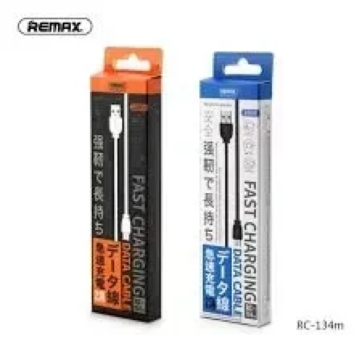 Καλώδιο Φόρτισης και Μεταφοράς Remax Suji Fast Charger Usb To Micro Usb RC-134m 1M, σε μαύρο χρώμα