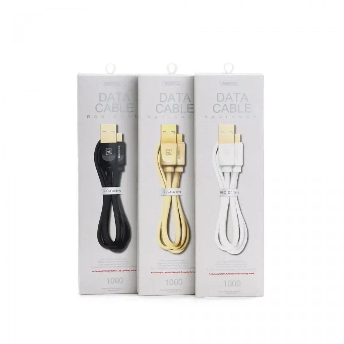 Καλώδιο USB To Lightning REMAX Radiance RC-041i, σε λευκό χρώμα
