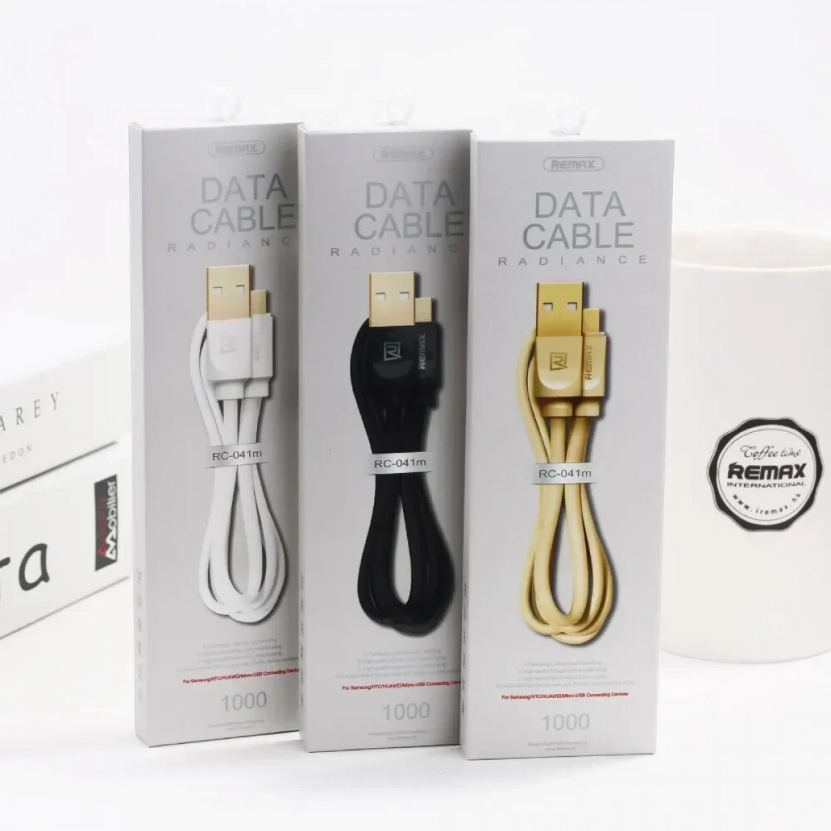 Καλώδιο USB To Lightning REMAX Radiance RC-041i, σε μαύρο χρώμα