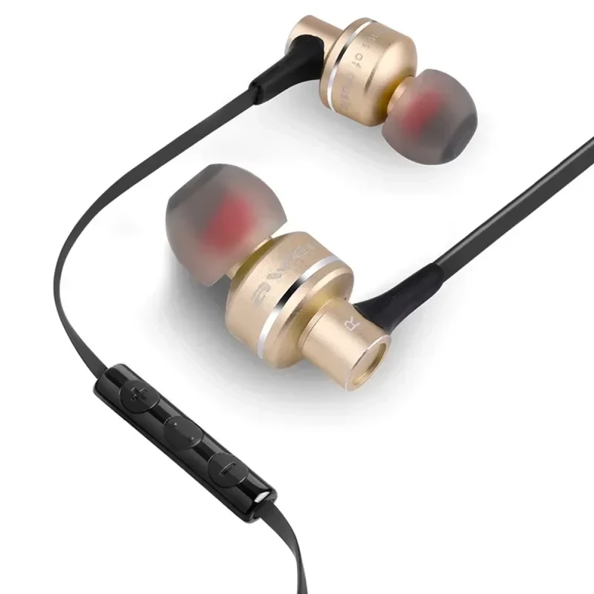 Ακουστικά Awei ES-10TY Hands-Free In-Ear, σε χρυσό χρώμα
