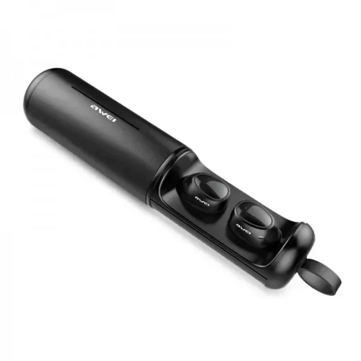 Ασύρματα Bluetooth Ακουστικά με Βάση Φόρτισης Awei T5, σε μαύρο χρώμα