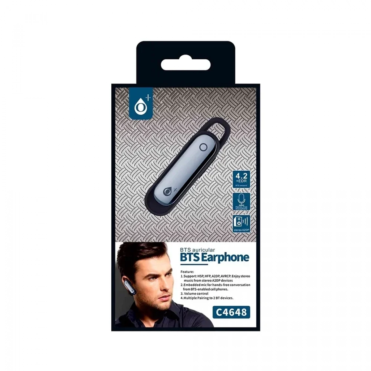 Ασύρματα Bluetooth Ακουστικά MOVETECK C4648, σε μαύρο χρώμα