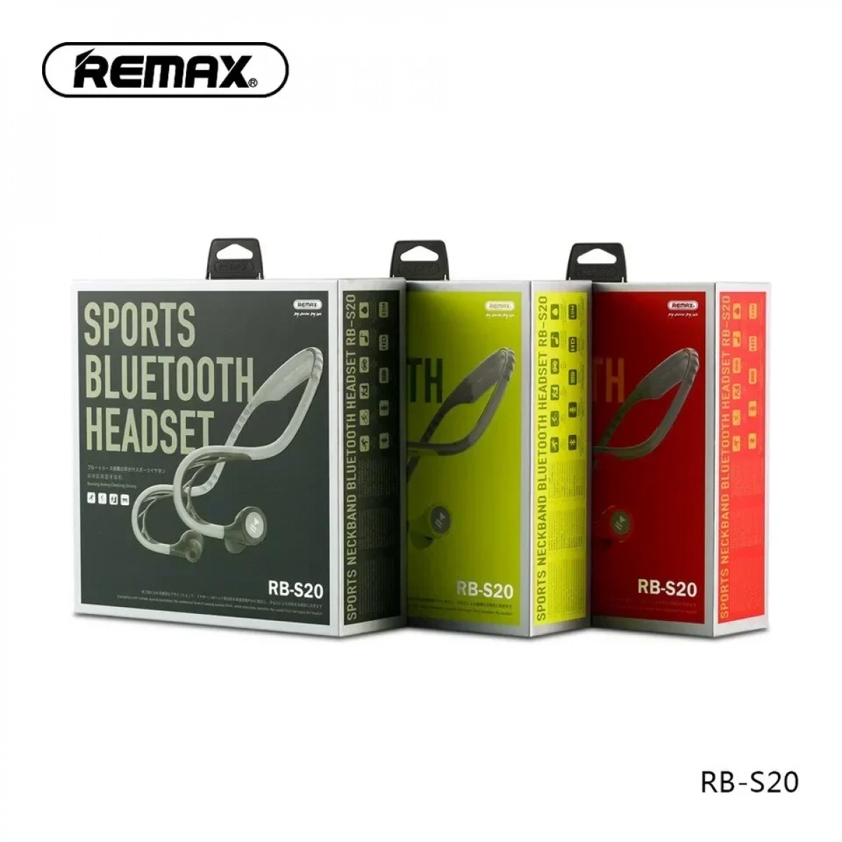 Αθλητικό Bluetooth Ακουστικό REMAX RB-S20, σε γκρι χρώμα