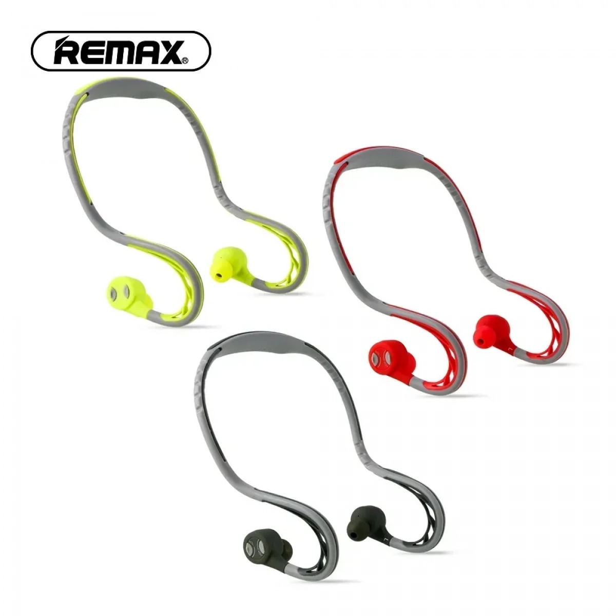 Αθλητικό Bluetooth Ακουστικό REMAX RB-S20, σε γκρι χρώμα
