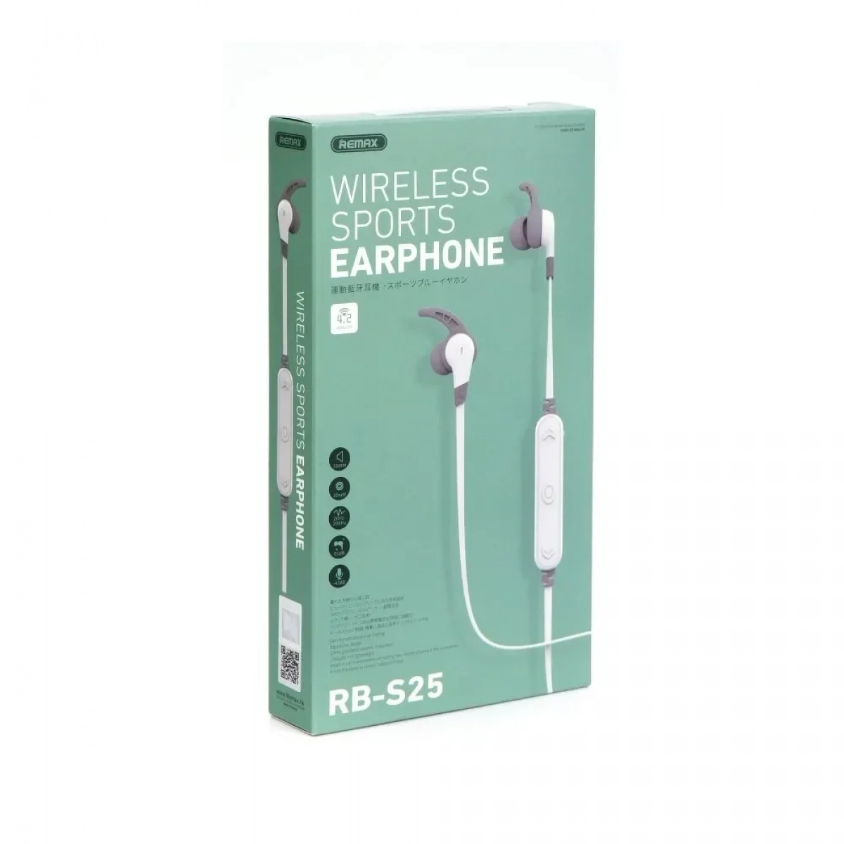 Ακουστικά Bluetooth Remax Sports RB-S25, σε λευκό χρώμα