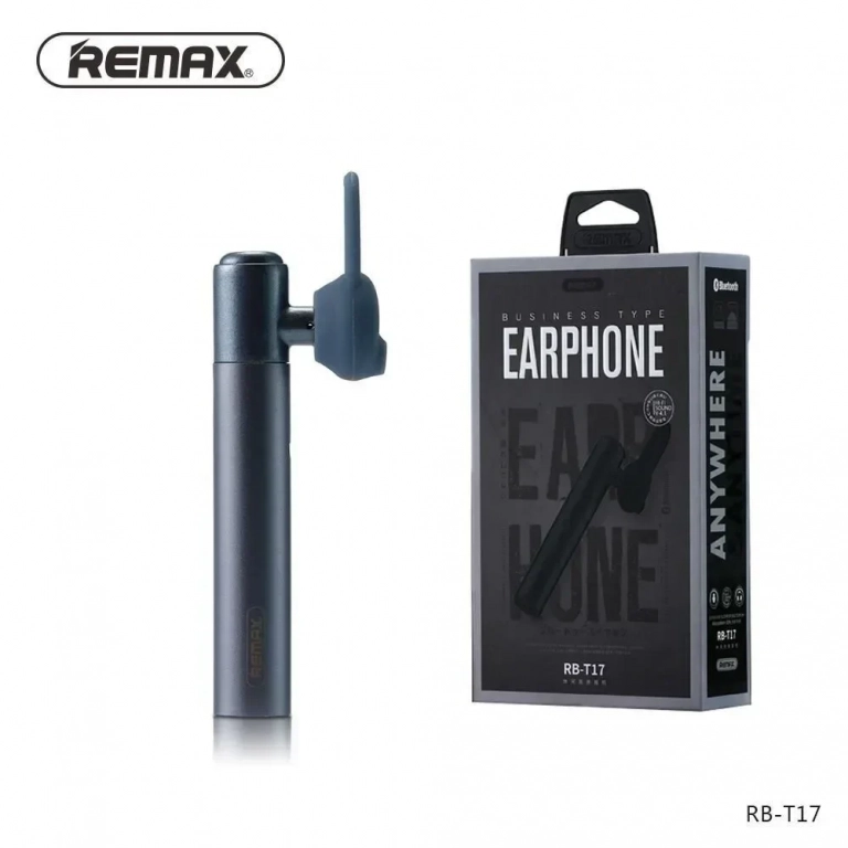 Ακουστικό Bluetooth REMAX RB-T17, σε μπλε χρώμα