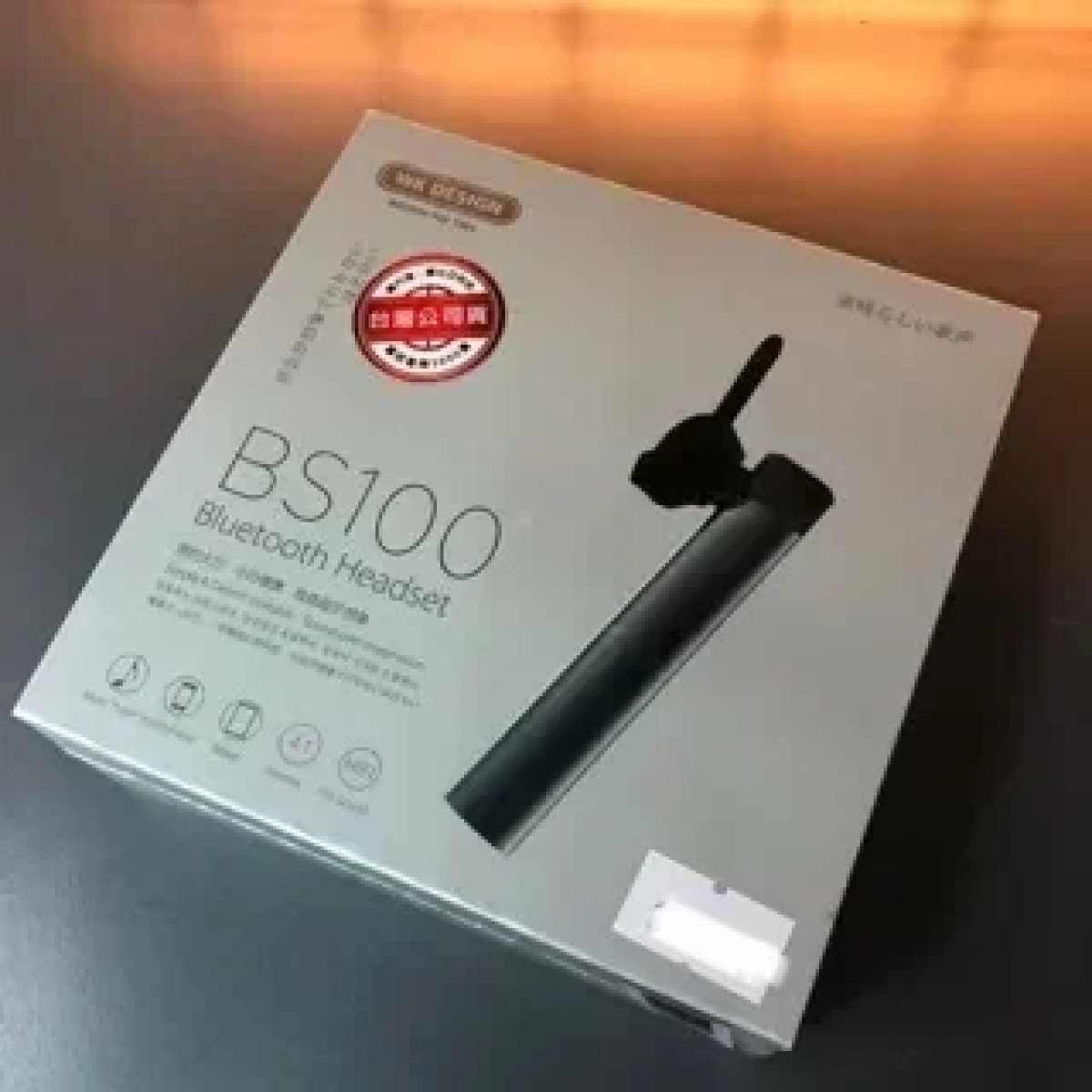 Ακουστικό Bluetooth WK BS100, σε μαύρο χρώμα