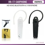 Ακουστικό Bluetooth Remax RB-T7, σε λευκό χρώμα