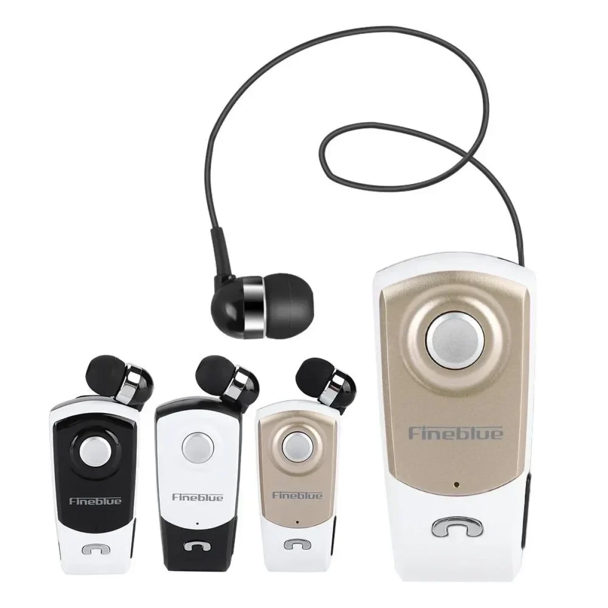 Bluetooth Fineblue Hands Free F960, σε χρυσό χρώμα