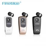 Fineblue F PLUS Wireless Clip-on Bluetooth Headset, σε χρυσό χρώμα