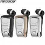 Bluetooth Ακουστικό Fineblue ClipOn FQ208, σε χρυσό χρώμα
