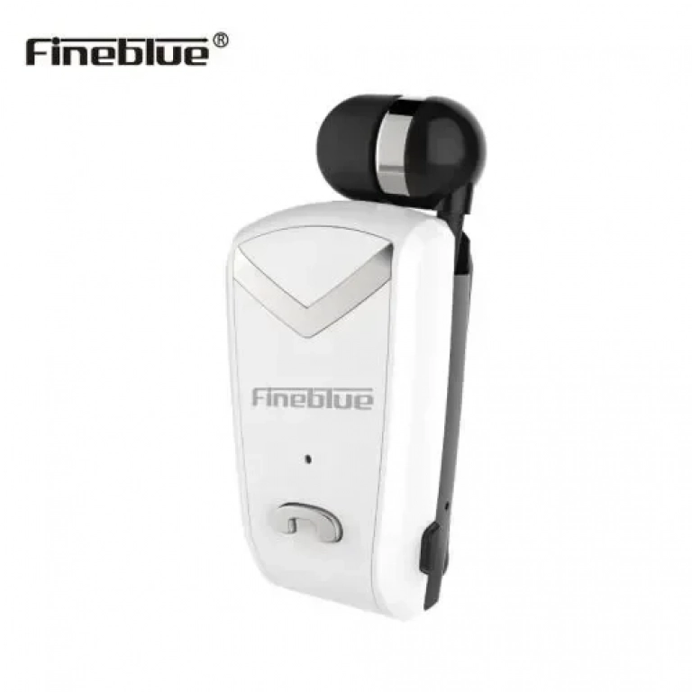 Fineblue FV2 Bluetooth Hands Free Ακουστικό, σε λευκό χρώμα