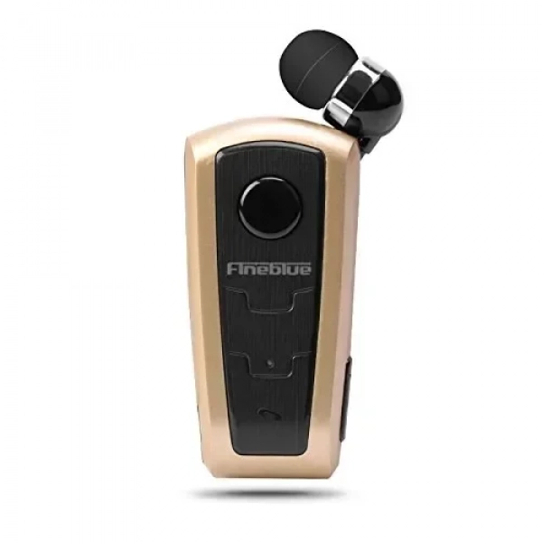Ασύρματο ακουστικό Bluetooth Fineblue F910, σε χρυσό χρώμα