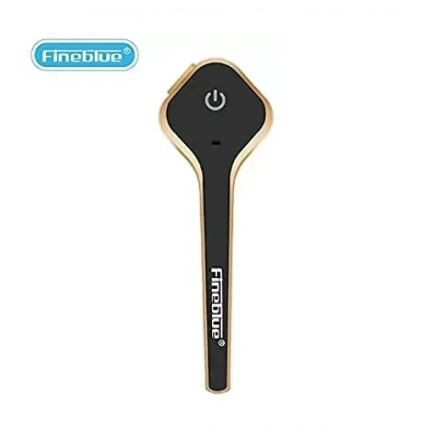 Ακουστικό Bluetoοth Hands Free Fineblue HD998, σε χρυσό χρώμα