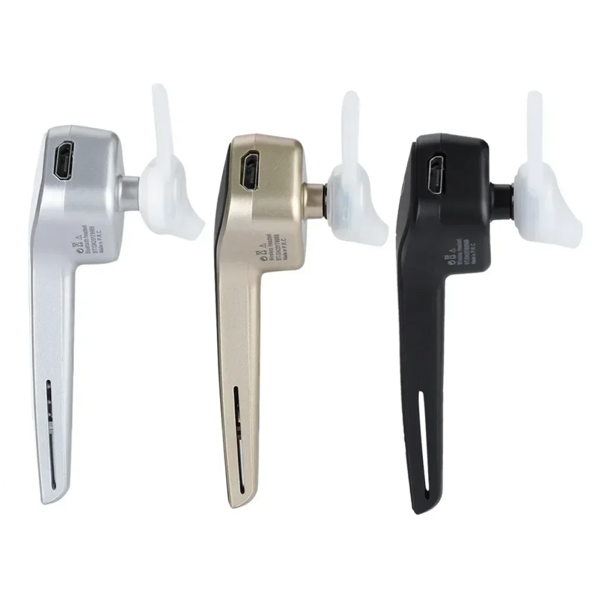 Ακουστικό Bluetoοth Hands Free Fineblue HD998, σε χρυσό χρώμα