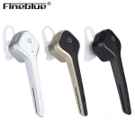 Ακουστικό Bluetoοth Hands Free Fineblue HD998, σε χρυσό χρώμα