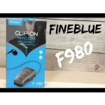 Ακουστικό Bluetooth Fineblue Hands Free F980, σε λευκό χρώμα