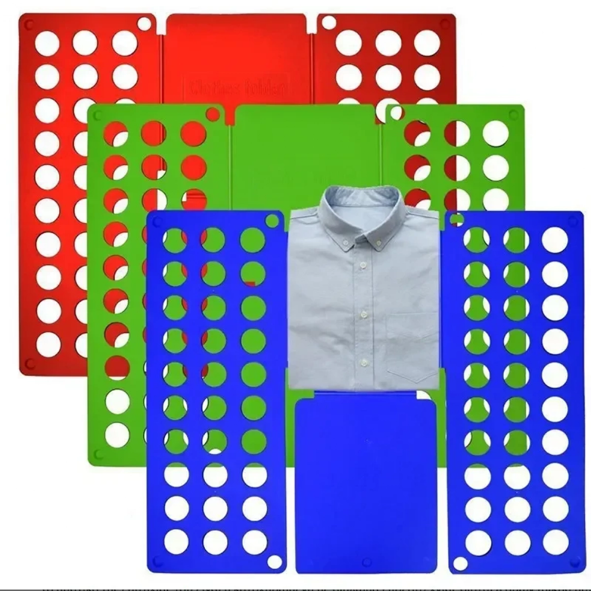 Διπλωτικό ρούχων - Clothes folder, σε καφέ χρώμα