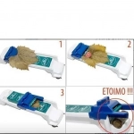 Συσκευή Τυλίγματος για Ντολμαδάκια κ.α. Svim, σε κόκκινο χρώμα