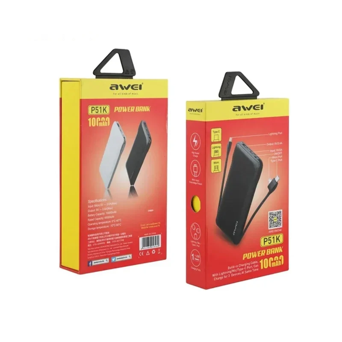 Gforgadget-BO554-Αwei-p51k-10000mAh-power-bank-1