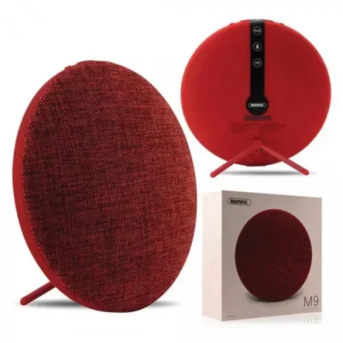 Φορητό Ηχείο Bluetooth Remax Fabric Ultra Thin RB-M9, σε κόκκινο χρώμα