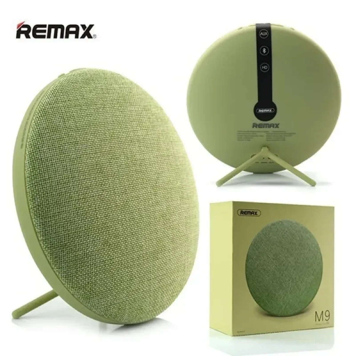 Φορητό Ηχείο Bluetooth Remax Fabric Ultra Thin RB-M9, σε πράσινο χρώμα