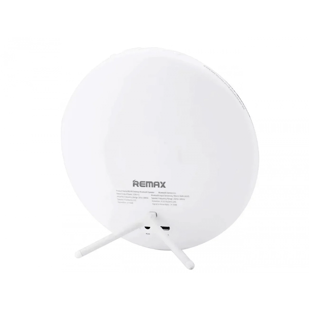 Φορητό Ηχείο Bluetooth Remax Fabric Ultra Thin RB-M9, σε λευκό χρώμα