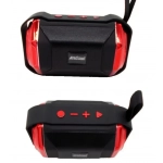 Επαναφορτιζόμενο Bluetooth Ηχείο - Ασύρματο Multimedia HiFi Speaker Andowl QY-2020, σε κόκκινο χρώμα