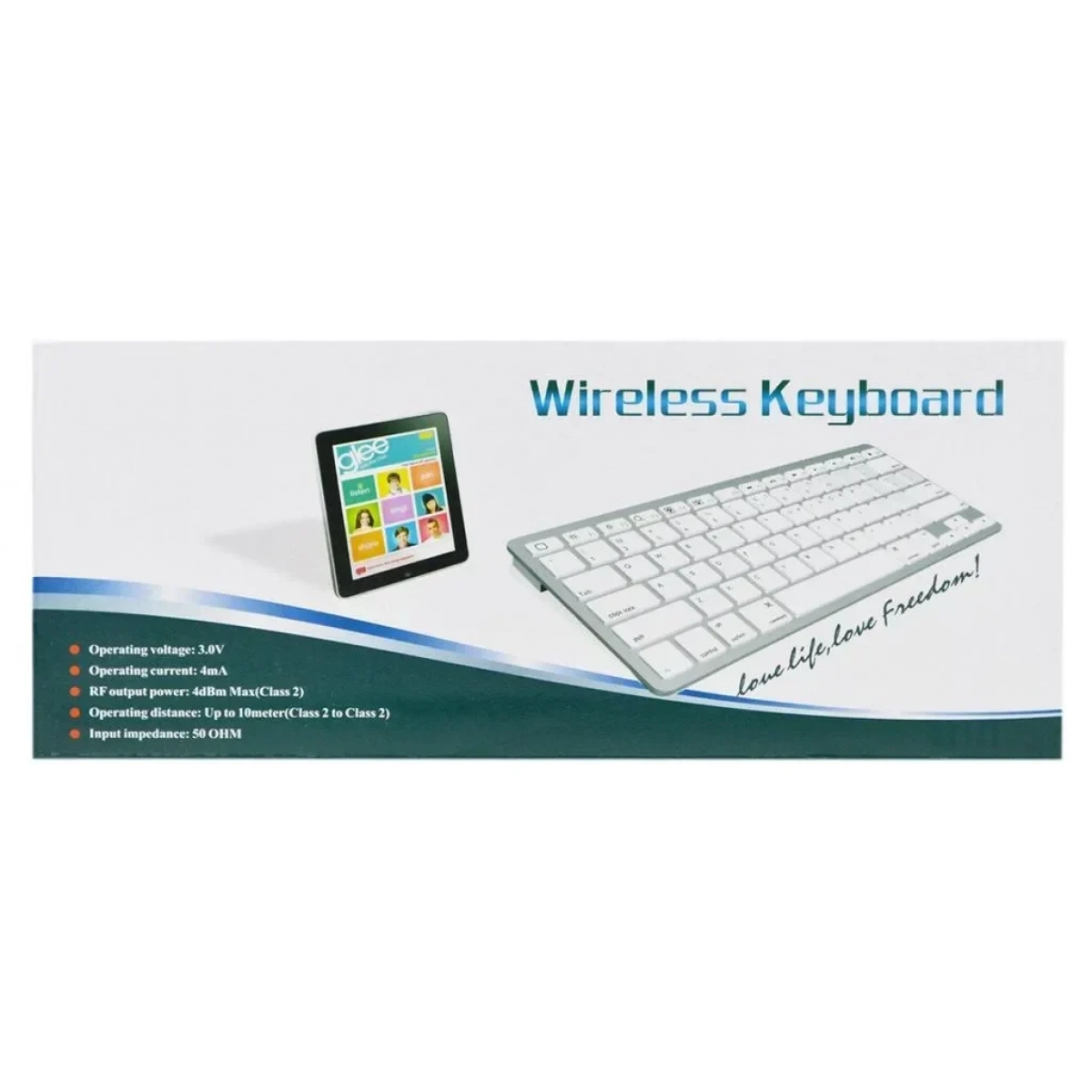 Πληκτρολόγιο Bluetooth Mobilis BK3001 Για Smartphone, Tablet, PC Και Smart TV, σε μαύρο χρώμα