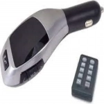 ΟΕΜ Πομπός Αυτοκινήτου με θήρα USB/SD Car FM Με Χειριστήριο X6, σε μαύρο χρώμα