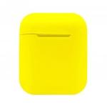 Θήκη σιλικόνης για Airpods, σε κίτρινο χρώμα