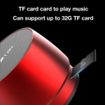 Φορητό Ηχείο Bluetooth Moxom MX-SK03, σε κόκκινο χρώμα
