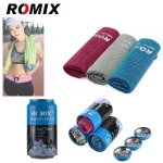 Πετσέτα Γυμναστηρίου Ψύξης Romix Cool Towel, σε μπλε χρώμα