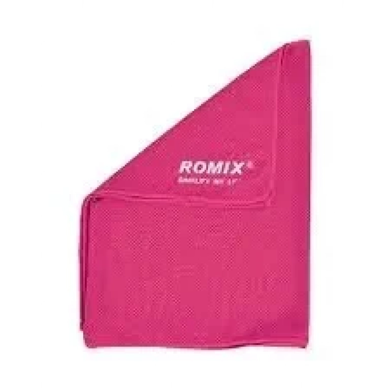 Πετσέτα Γυμναστηρίου Ψύξης Romix Cool Towel, σε φούξια χρώμα