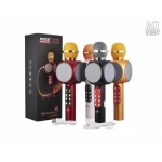 Ασύρματο Bluetooth Μικρόφωνο HI-FI Ηχείο WSTER WS-1816, σε χρυσό χρώμα