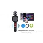 Ασύρματο Bluetooth Μικρόφωνο HI-FI Ηχείο WSTER WS-1816, σε μαύρο χρώμα