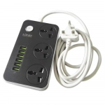 Πολύμπριζο LDNIO SC3604 με 6 θέσεις USB