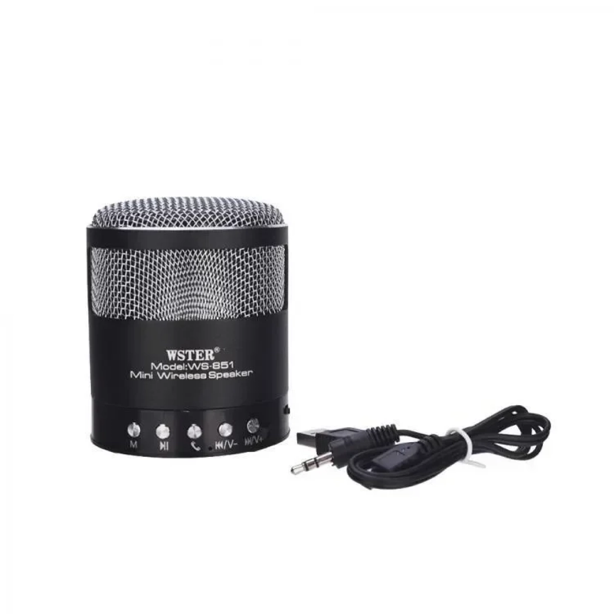 Μini Bluetooth Ηχείο WS-851, σε μαύρο χρώμα