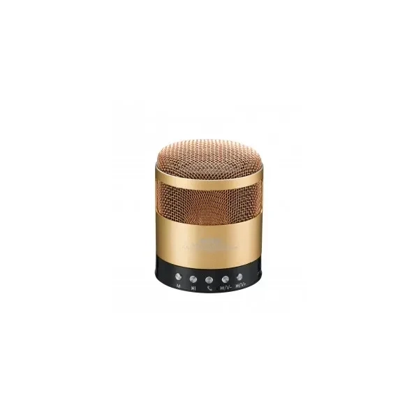 Μini Bluetooth Ηχείο WS-851, σε χρυσό χρώμα