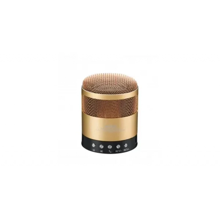 Μini Bluetooth Ηχείο WS-851, σε χρυσό χρώμα