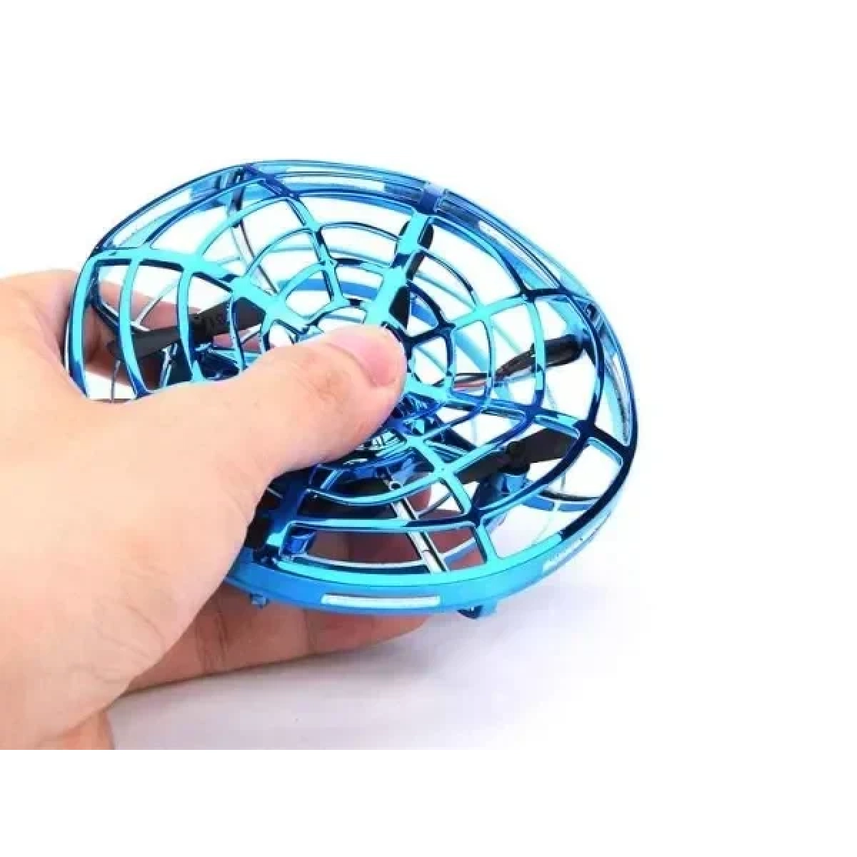 UFO Interactive Aircraft MINI-DRONE Without Radio Control, σε γαλάζιο χρώμα