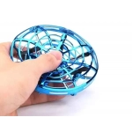 UFO Interactive Aircraft MINI-DRONE Without Radio Control, σε γαλάζιο χρώμα