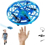 UFO Interactive Aircraft MINI-DRONE Without Radio Control, σε γαλάζιο χρώμα