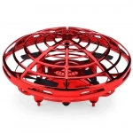 UFO Interactive Aircraft MINI-DRONE Without Radio Control, σε κόκκινο χρώμα