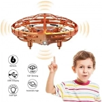 UFO Interactive Aircraft MINI-DRONE Without Radio Control, σε χρυσό χρώμα
